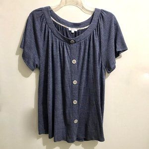 89th and Madison Women's sx 2X Short Sleeve Top